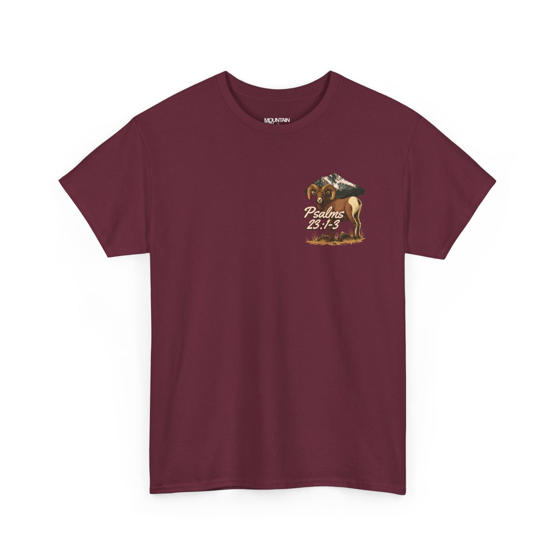 Psalms 23:1-3 Bighorn Tee