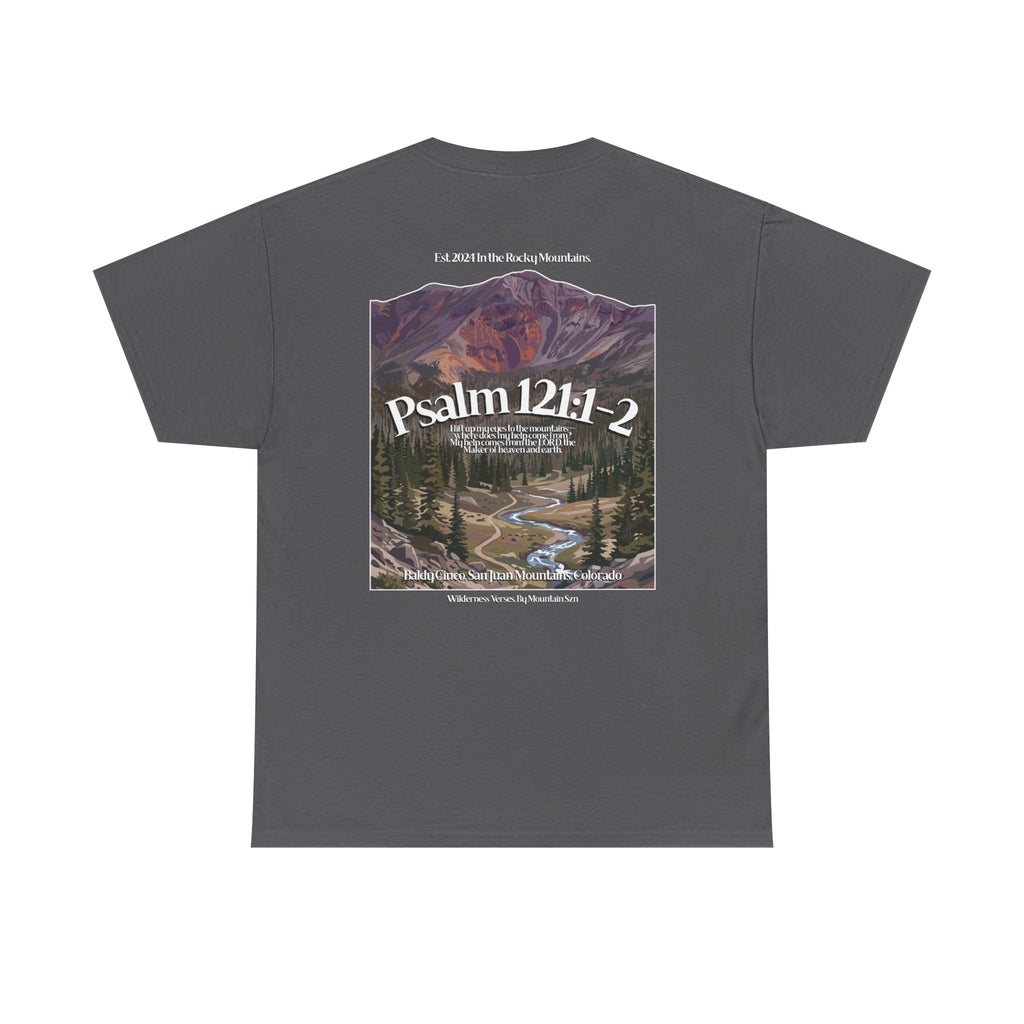 Psalm 121:1-2 Rocky Mountains Tee