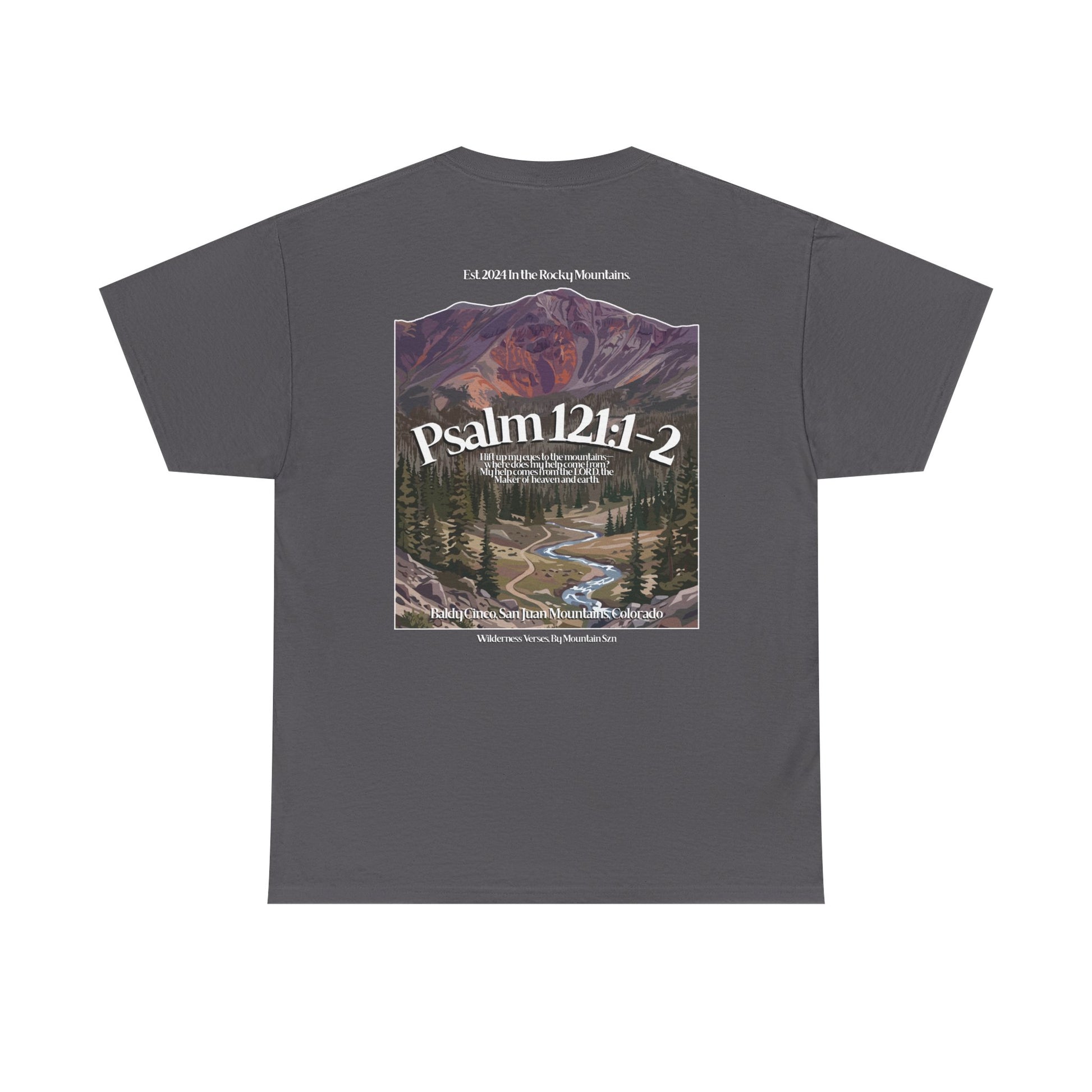 Psalm 121:1-2 Rocky Mountains Tee