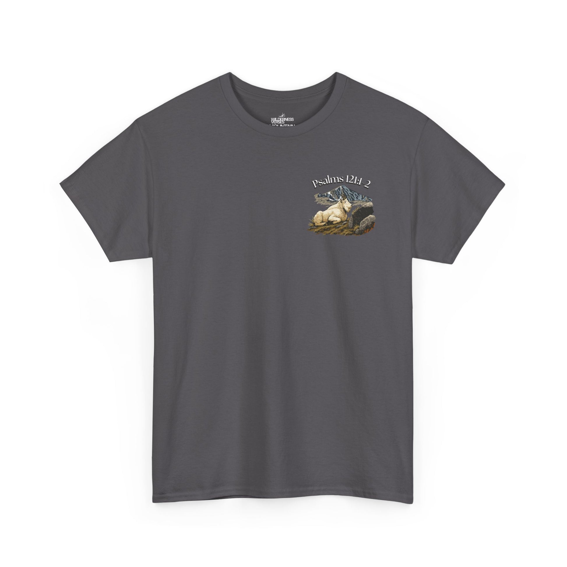 Psalms 121:1-2 Mountain Goat Tee