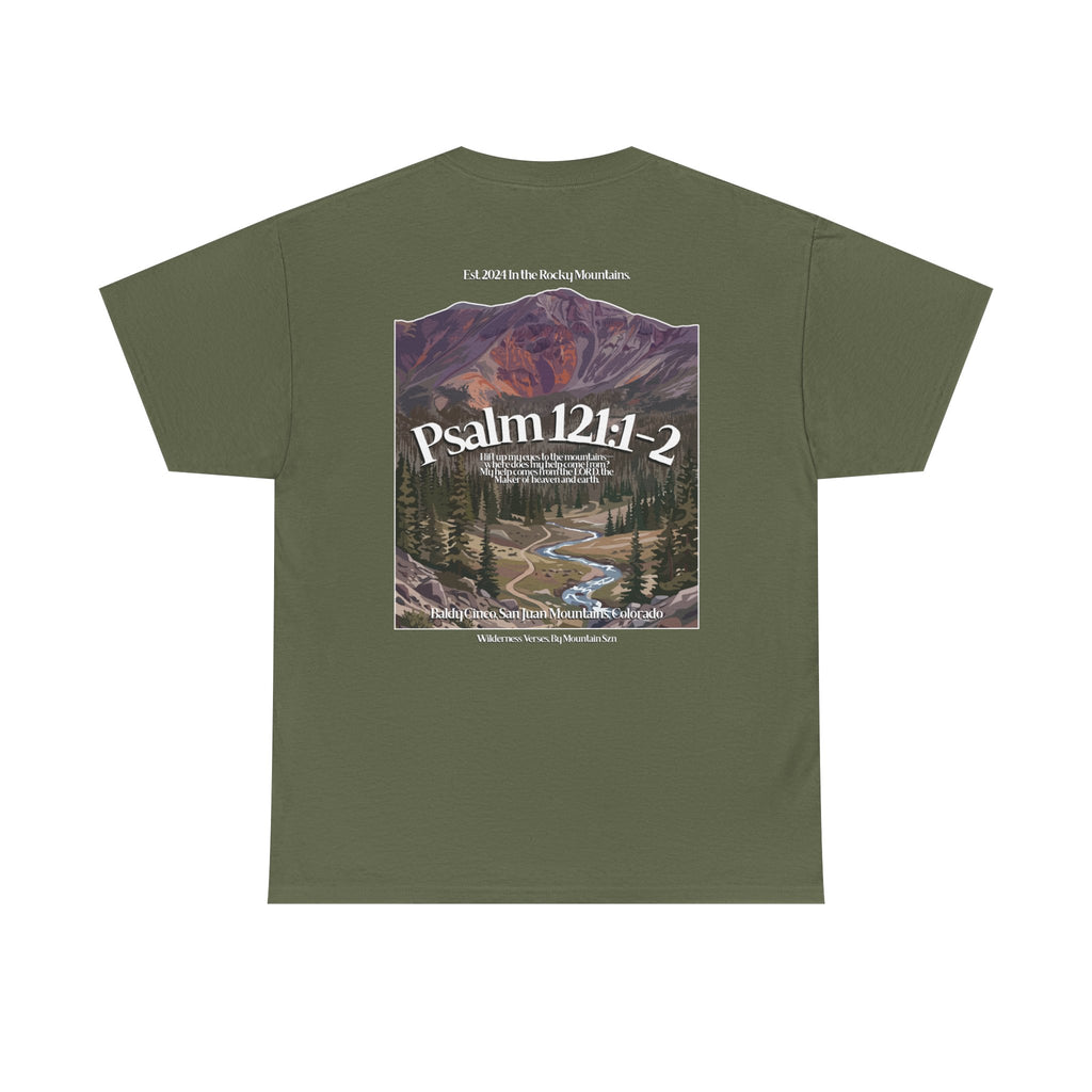 Psalm 121:1-2 Rocky Mountains Tee
