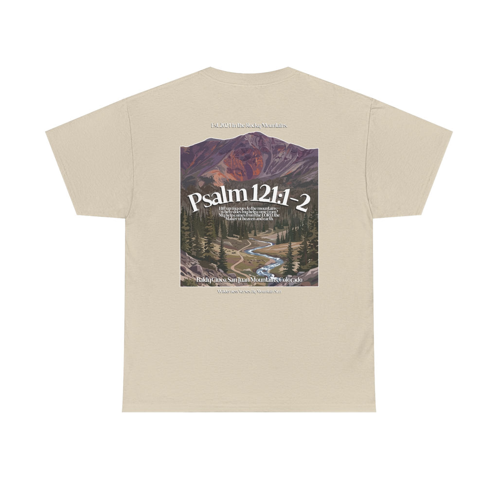 Psalm 121:1-2 Rocky Mountains Tee