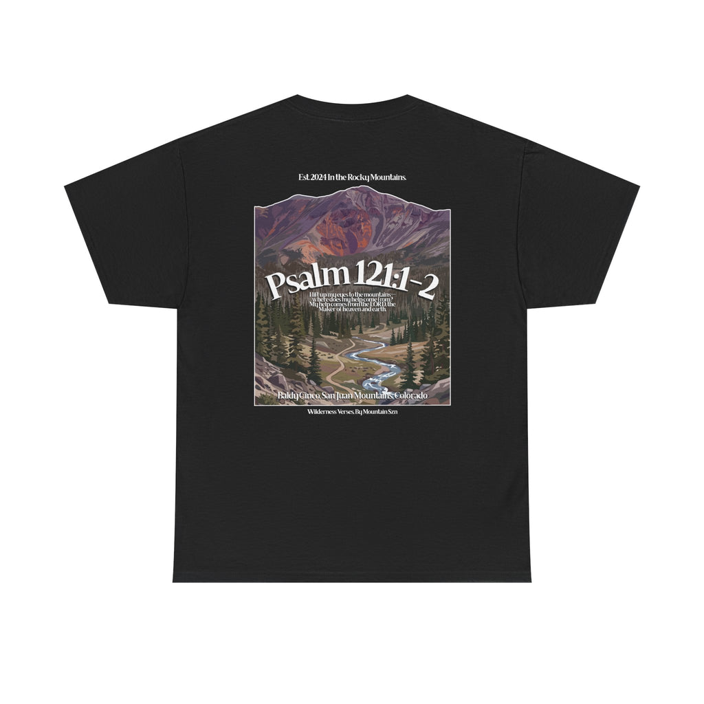 Psalm 121:1-2 Rocky Mountains Tee