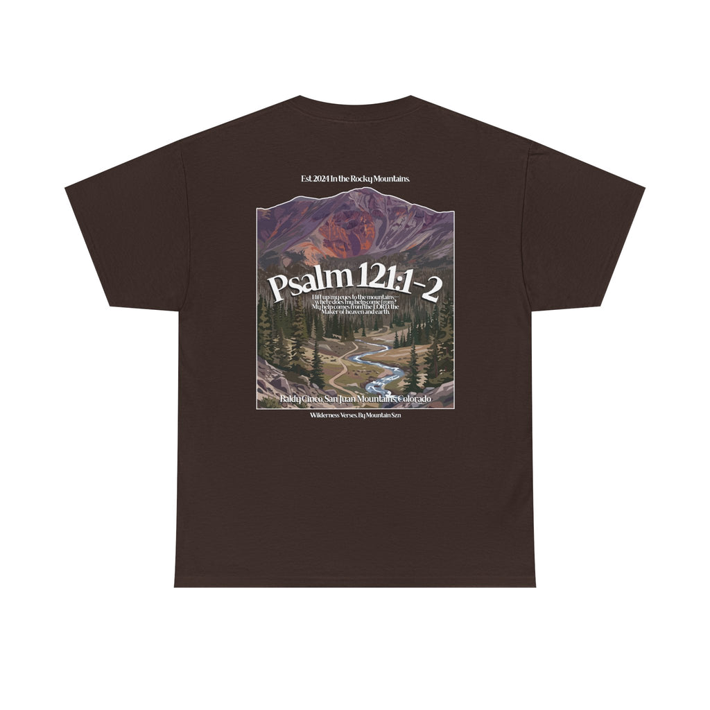 Psalm 121:1-2 Rocky Mountains Tee
