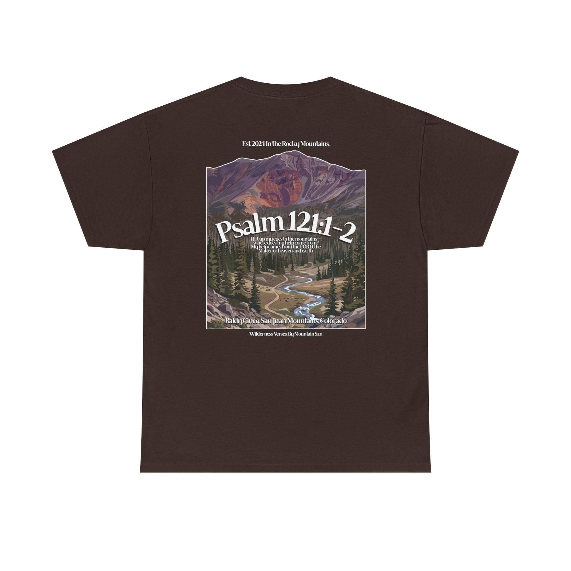 Psalm 121:1-2 Rocky Mountains Tee